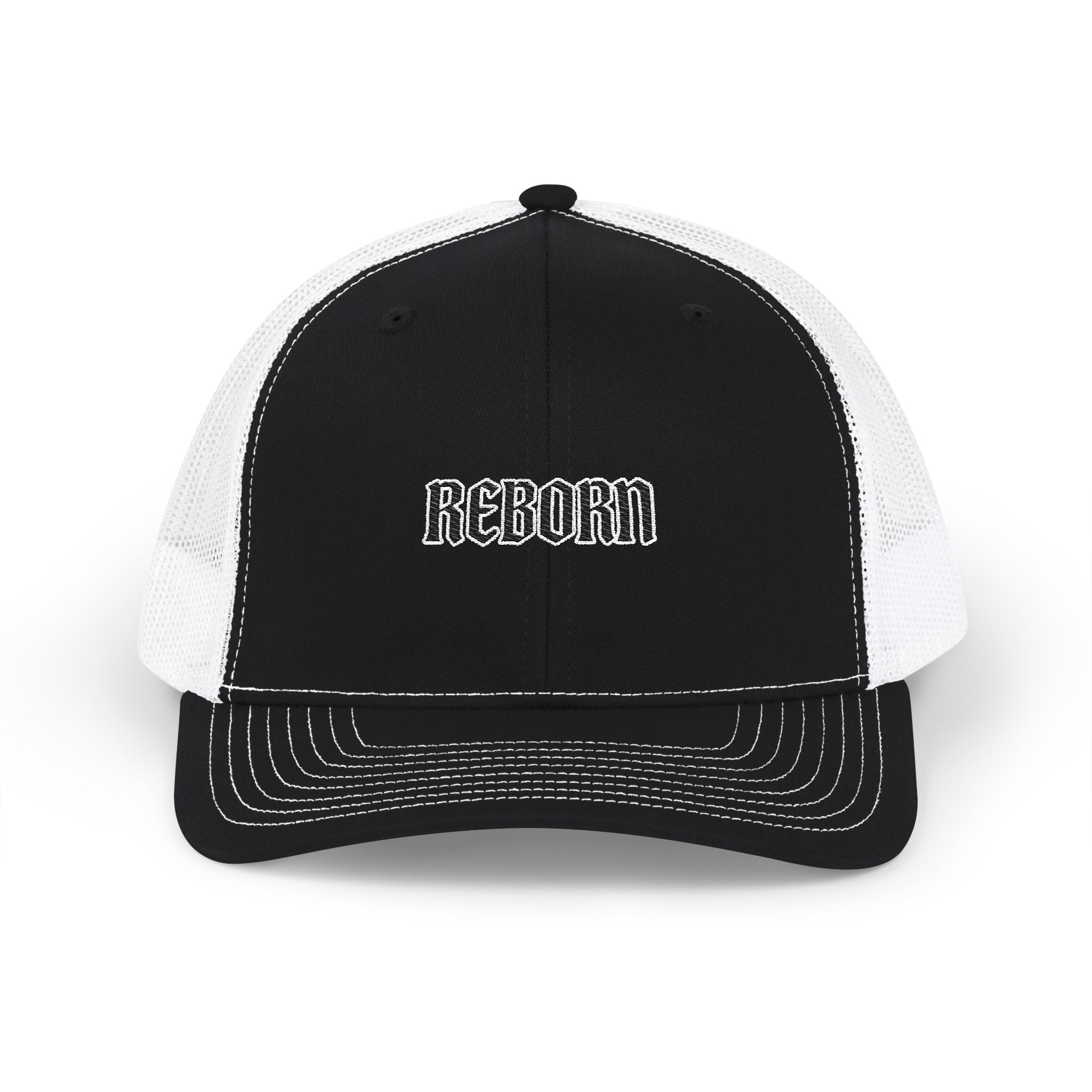 Reborn Snapback Trucker Cap - Cool Casual Headwear for Everyday Style, Adjustable Cap for Men and Women, Trendy Gift for Any Occasion