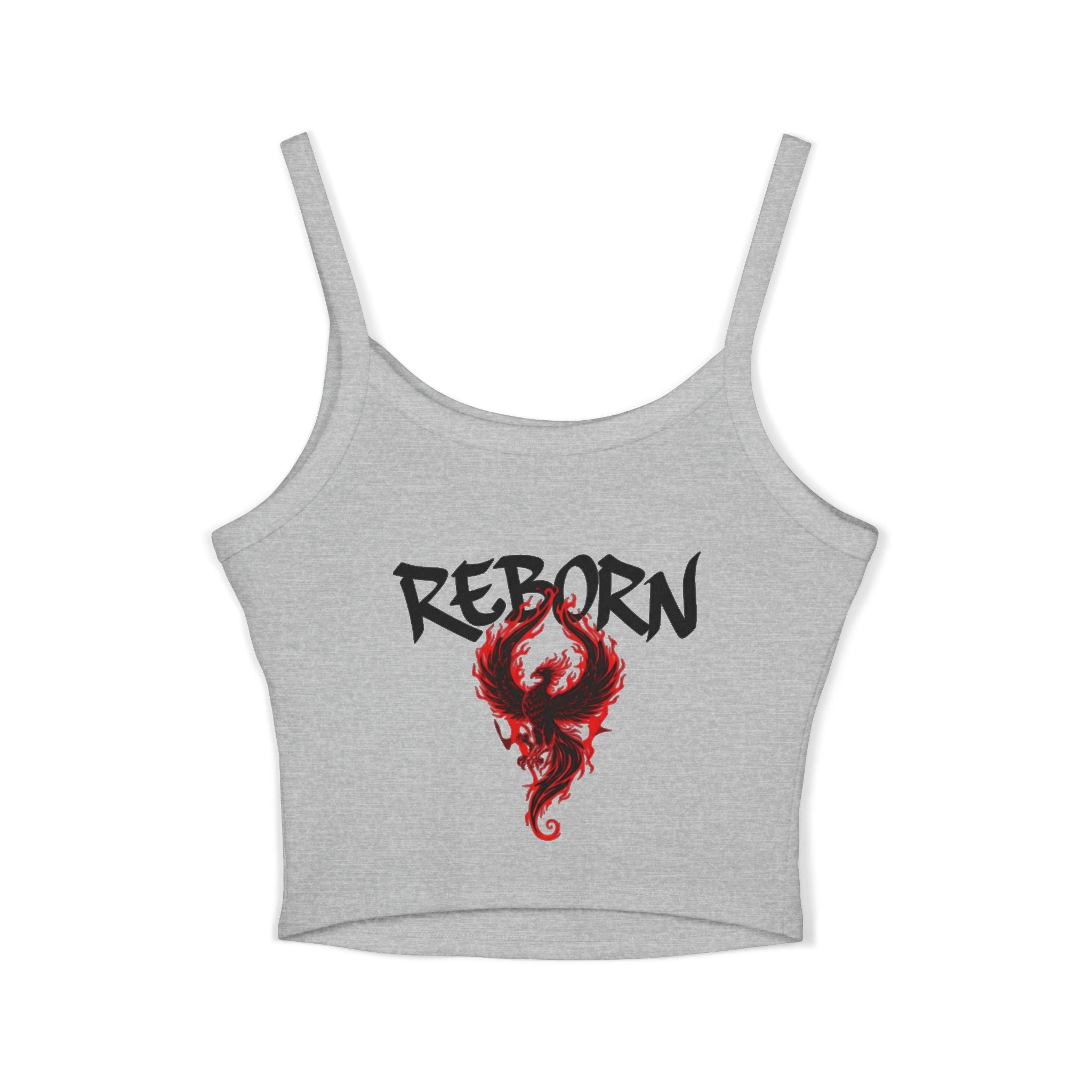 Reborn Tank Top for Women, Graphic Spaghetti Strap Top, Trendy Summer Wear, Gift for Her, Festival Style