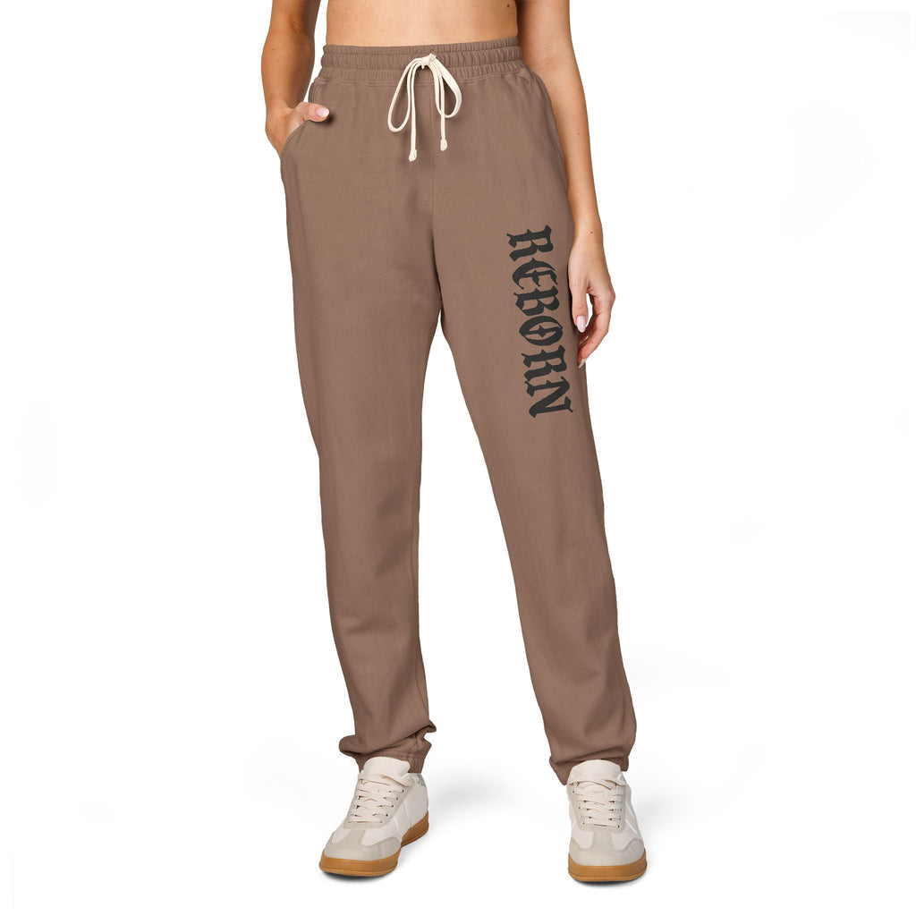 Cozy Unisex Garment-Dyed Fleece Sweatpants | Comfortable Lounge Wear, Gift Idea for Relaxation, Casual Outfits, Cozy Days, Gym and Home