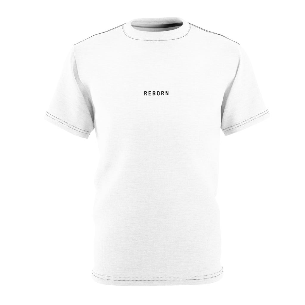 Rebirth Graphic Tee, Unisex Cut & Sew T-Shirt, Phoenix Design, Inspirational Quote Shirt, Edgy Fashion, Gift for Trendsetters