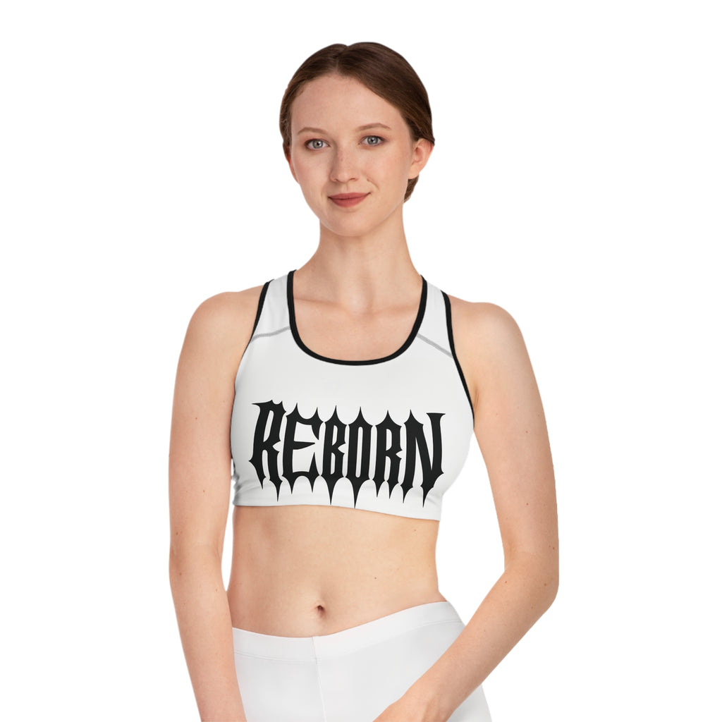 Reborn Sports Bra - Motivational Activewear, Gym Top, Workout Essentials, Fitness Clothing, Gift for Athletes