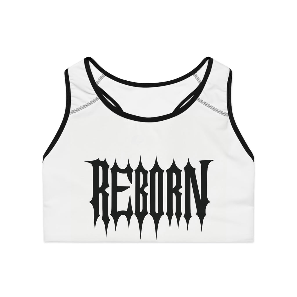 Reborn Sports Bra - Motivational Activewear, Gym Top, Workout Essentials, Fitness Clothing, Gift for Athletes