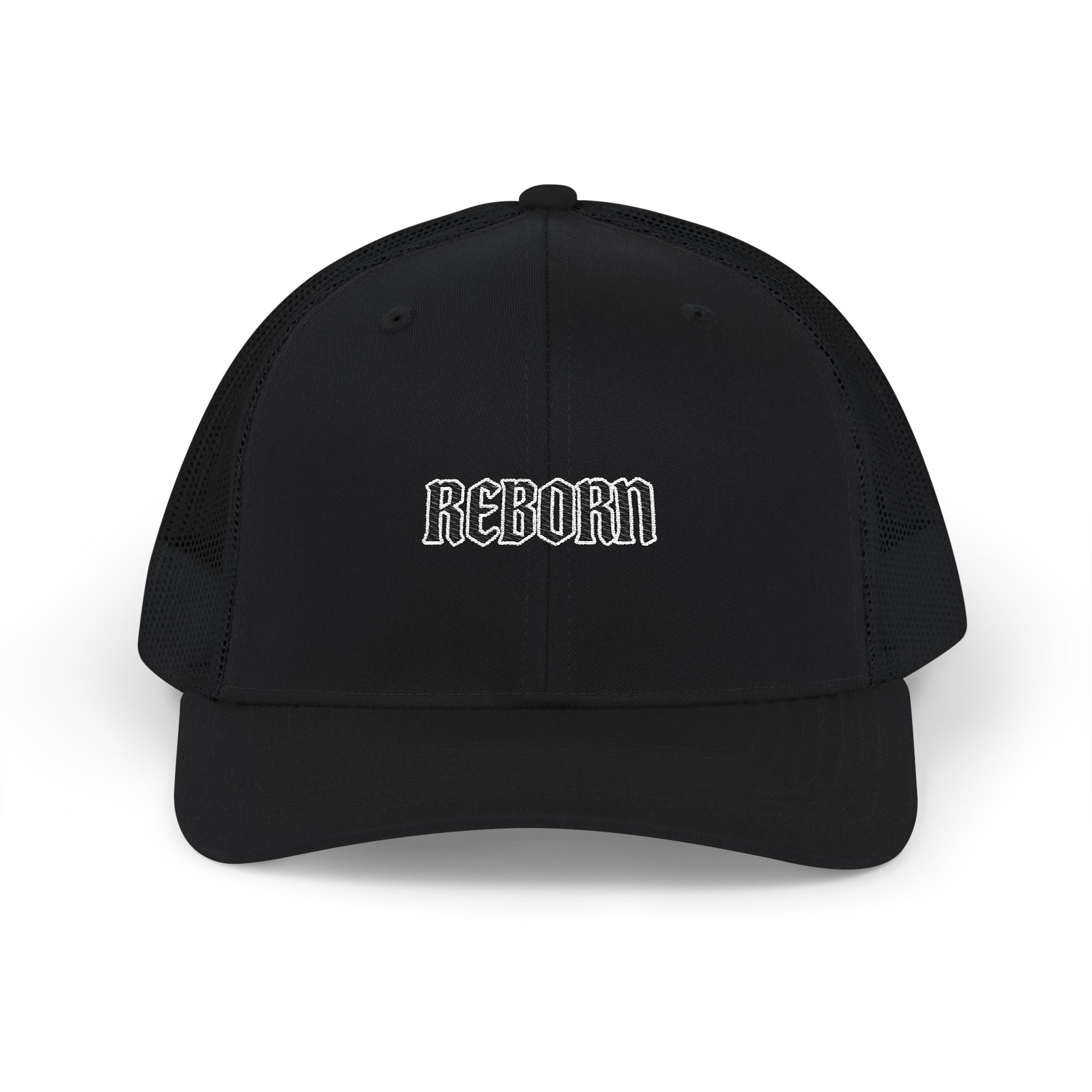 Reborn Snapback Trucker Cap - Cool Casual Headwear for Everyday Style, Adjustable Cap for Men and Women, Trendy Gift for Any Occasion
