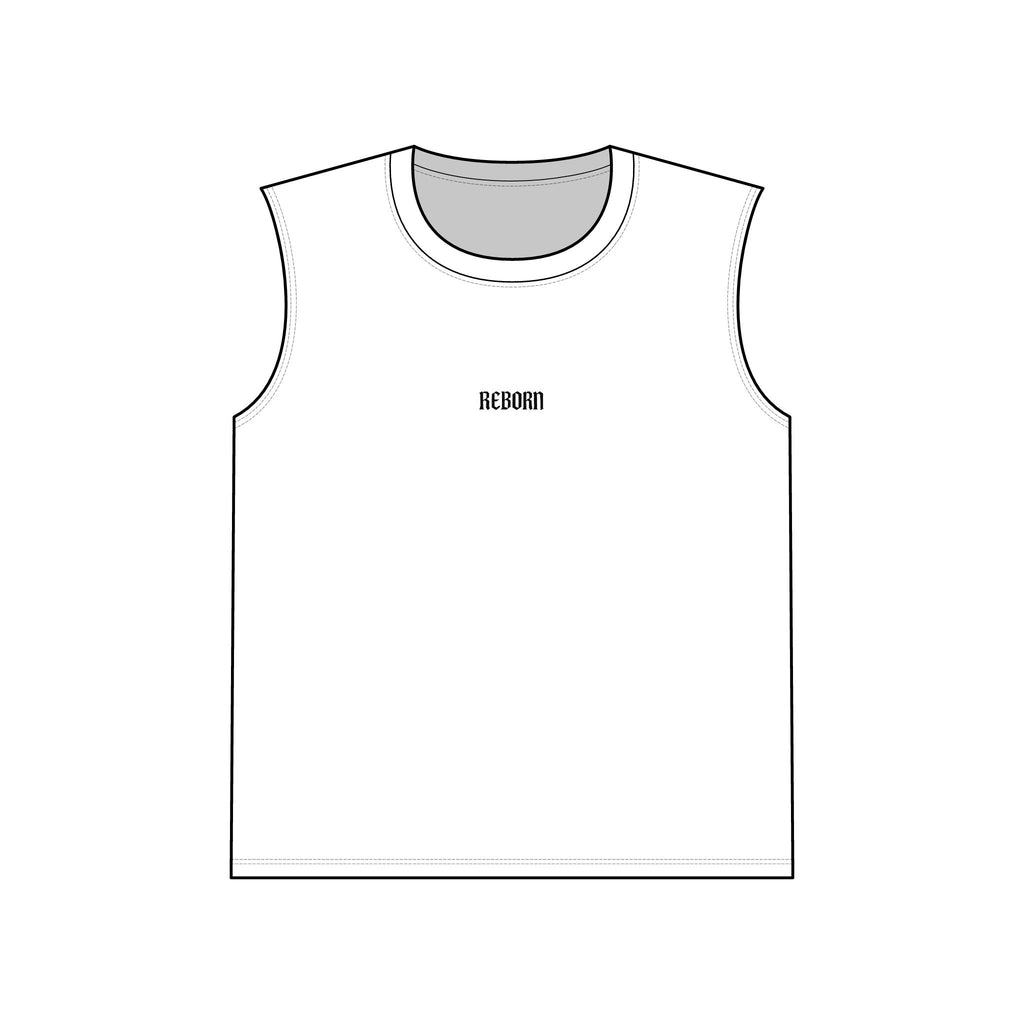 Cool Unisex Muscle Tank Top - Reborn Graphic, Gym Wear, Casual Outfit, Summer Activewear, Fitness Gift, Statement Apparel