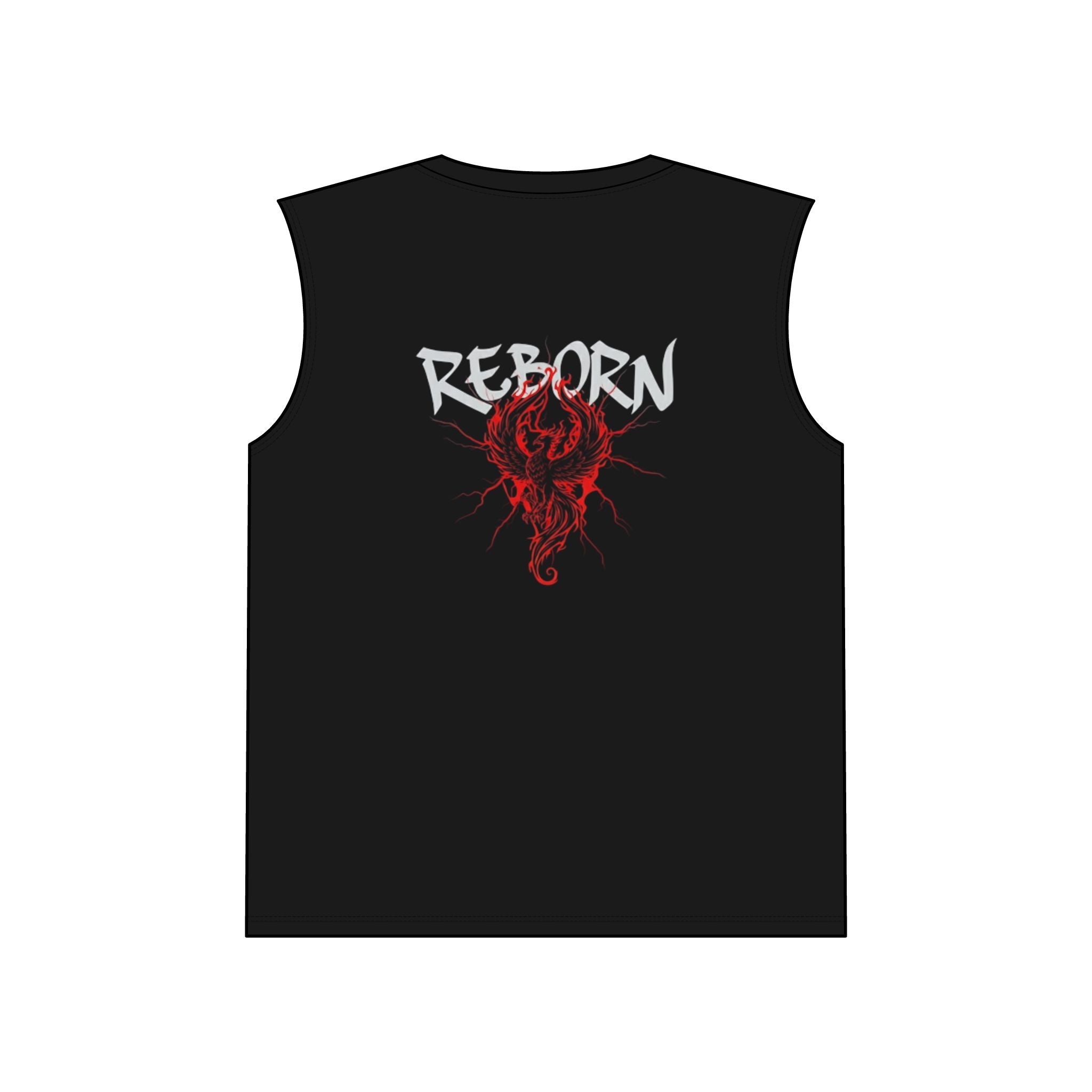 Cool Unisex Muscle Tank Top - Reborn Graphic, Gym Wear, Casual Outfit, Summer Activewear, Fitness Gift, Statement Apparel