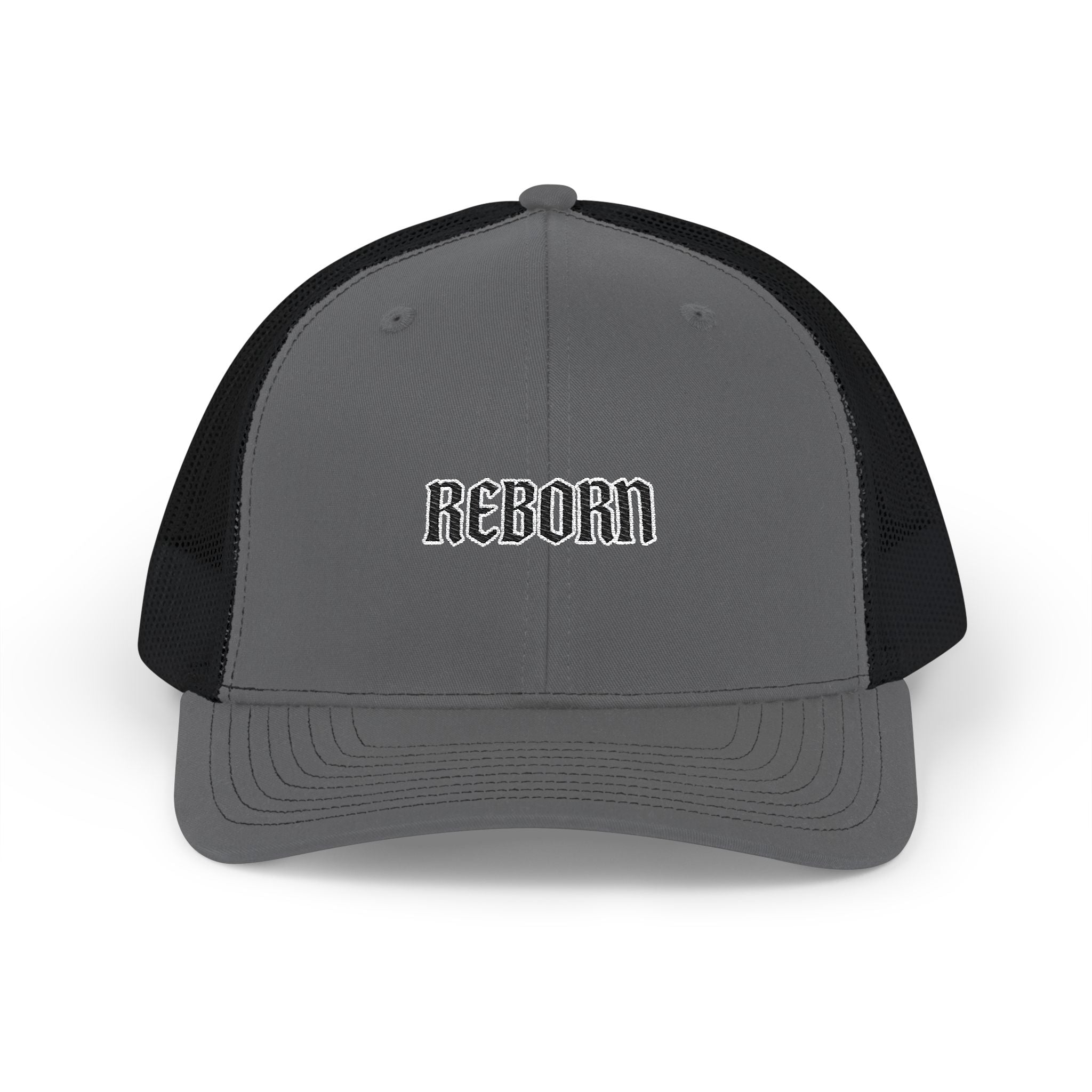 Reborn Snapback Trucker Cap - Cool Casual Headwear for Everyday Style, Adjustable Cap for Men and Women, Trendy Gift for Any Occasion