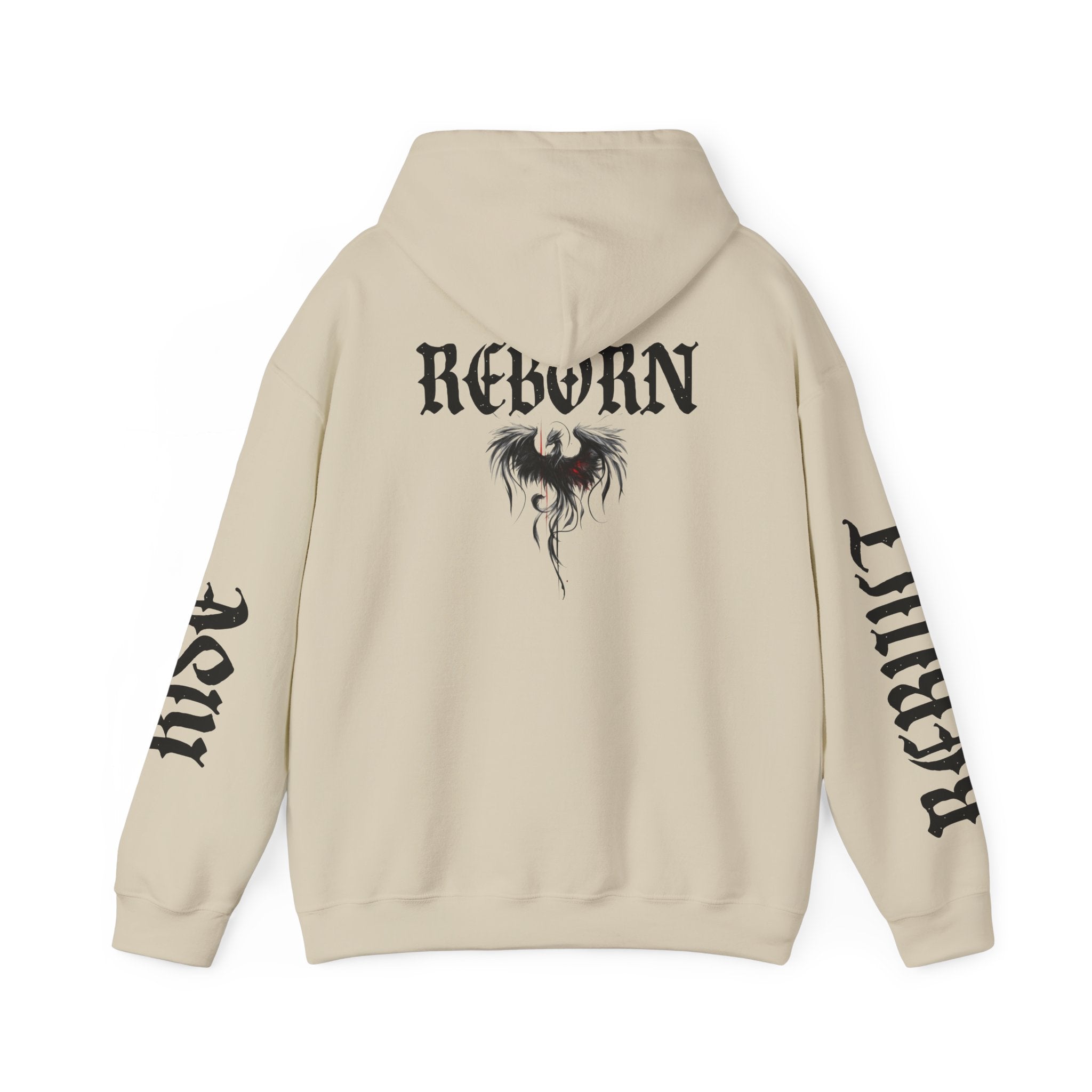 Reborn Unisex Hoodie - Phoenix Design for Bold Spirits