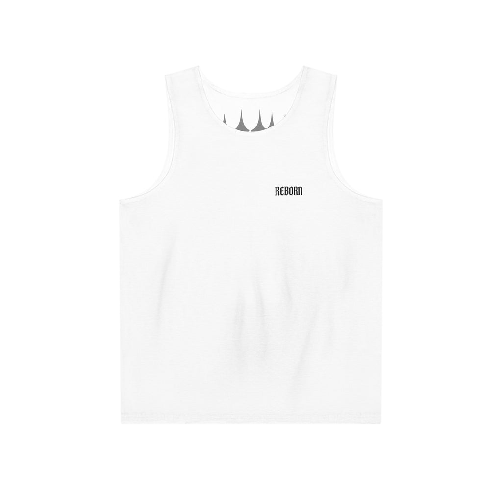 Reborn Men's Graphic Tank Top - Trendy Summer Apparel, Perfect for Festivals, Gym, Beach Days, Casual Outfits, Workout Tanks