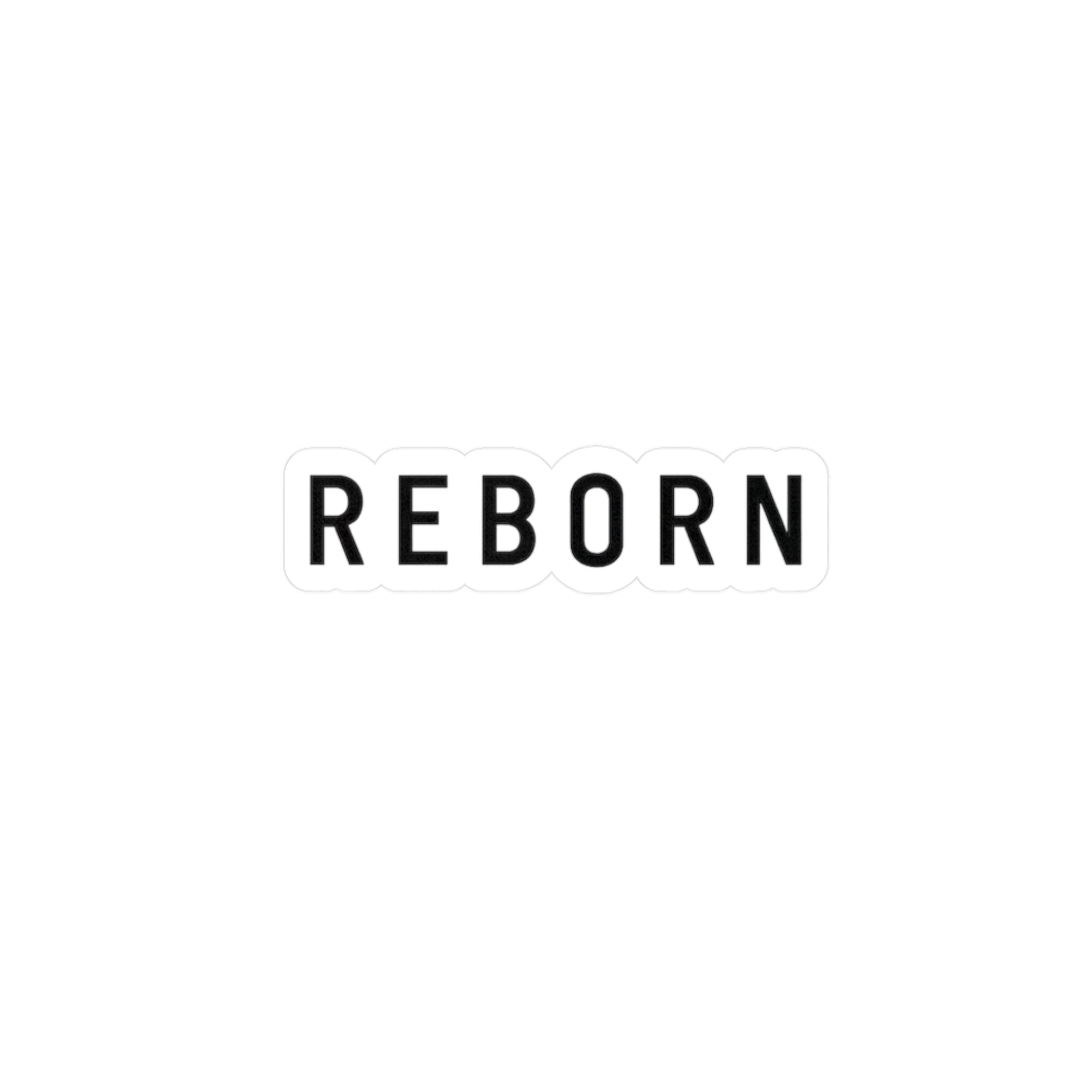 Inspirational Kiss-Cut Vinyl Decals for Home Decor, 'Reborn' Motivational Wall Sticker, Aesthetic Vinyl Art for Artists, Perfect for [...]