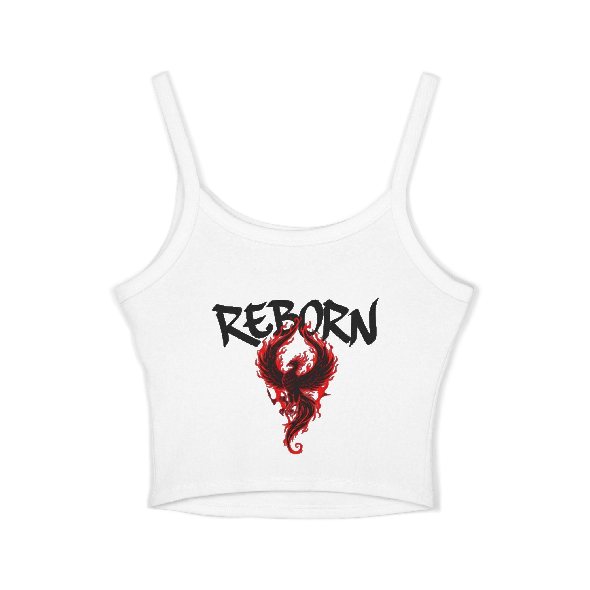 Reborn Tank Top for Women, Graphic Spaghetti Strap Top, Trendy Summer Wear, Gift for Her, Festival Style