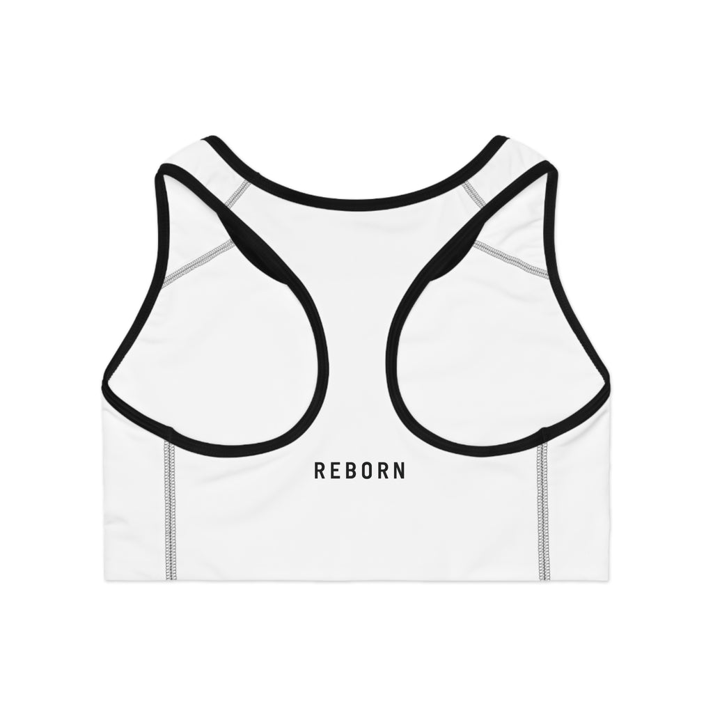 Reborn Sports Bra - Motivational Activewear, Gym Top, Workout Essentials, Fitness Clothing, Gift for Athletes