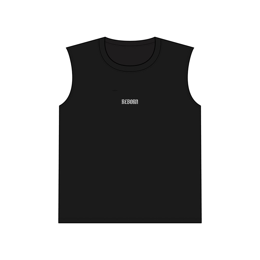 Cool Unisex Muscle Tank Top - Reborn Graphic, Gym Wear, Casual Outfit, Summer Activewear, Fitness Gift, Statement Apparel